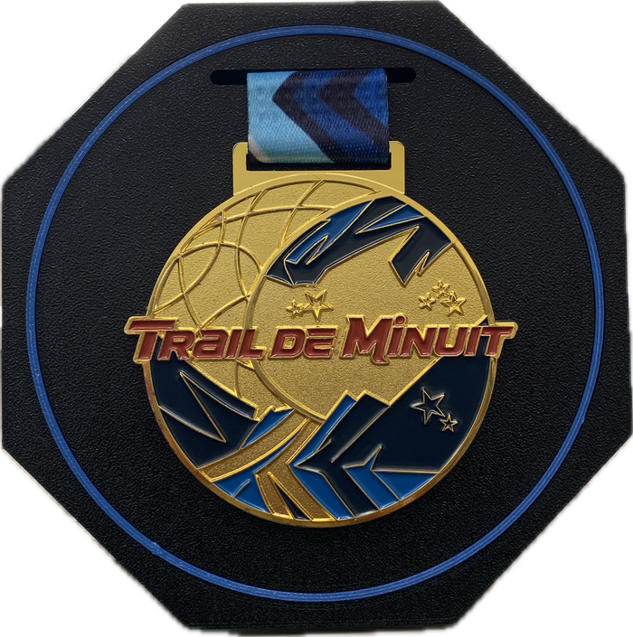 Module SUMO avec la médaille Trail de Minuit